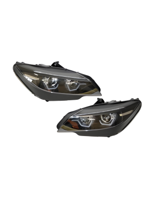 Fari Anteriori BMW Z4 E89 09-13 Black Drl Xenon (Cod. E-FAB0159)