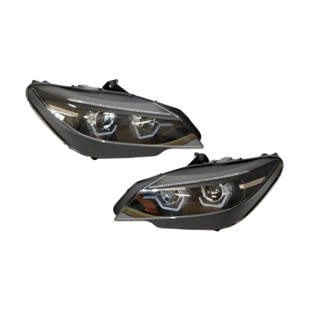 Fari Anteriori BMW Z4 E89 09-13 Black Drl Xenon (Cod. E-FAB0159)