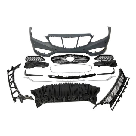 Paraurti Anteriore Mercedes W212 2014-2015 Look E63 (Cod. E-TCM01081)