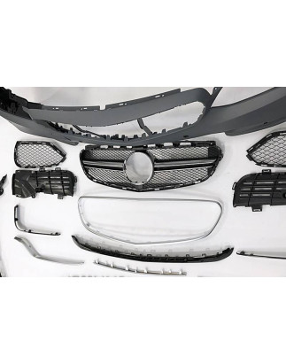 Paraurti Anteriore Mercedes W212 2014-2015 Look E63 (Cod. E-TCM01081)