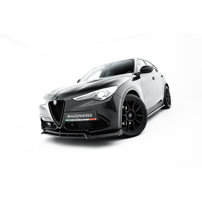 SPLITTER ANTERIORE V.3 Alfa Romeo Stelvio Mk1 (Cod. M-AL-ST-1-FD2G+FD2RG)