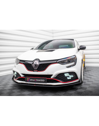 SPLITTER ANTERIORE street pro Renault Megane RS Mk4 (Cod. M-REME4RSCNC-FD3BRB)