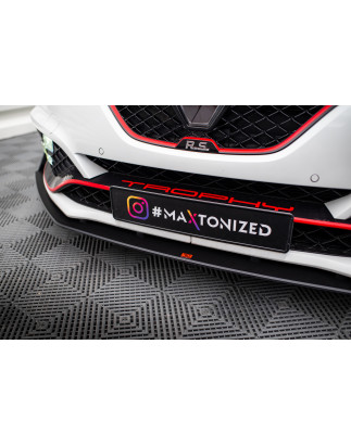 SPLITTER ANTERIORE street pro Renault Megane RS Mk4 (Cod. M-REME4RSCNC-FD3BRB)