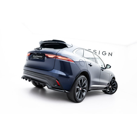 Splitter posteriore (con barre verticali) Jaguar F-Pace R-Sport X761 Facelift (Cod. M-JA-FP-1F-RD1G+