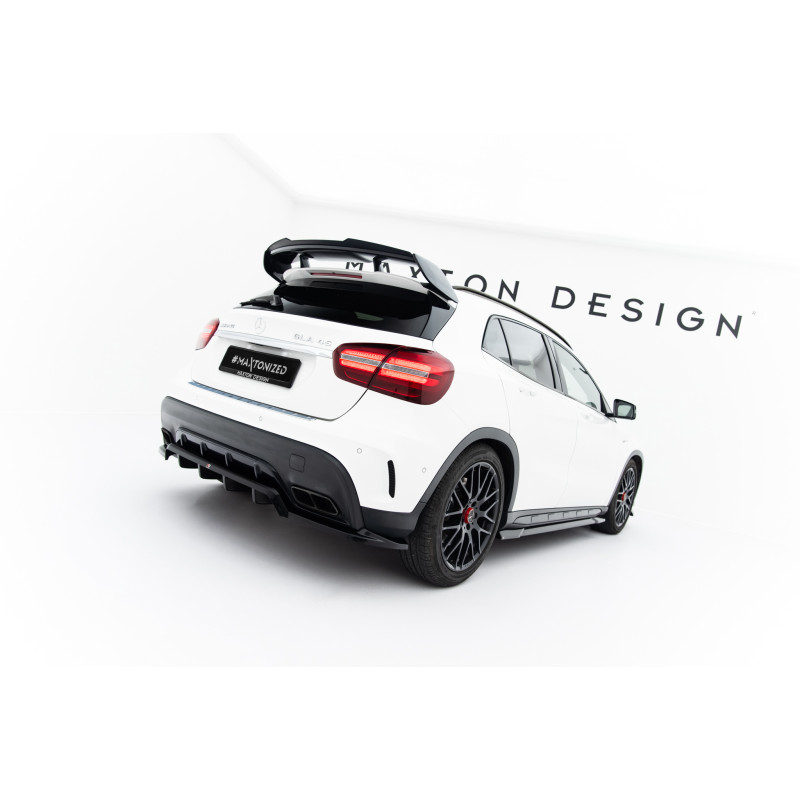 Splitter posteriore (con barre verticali) Mercedes-Benz GLA 45 AMG X156 Facelift (Cod. M-ME-GLA-156F