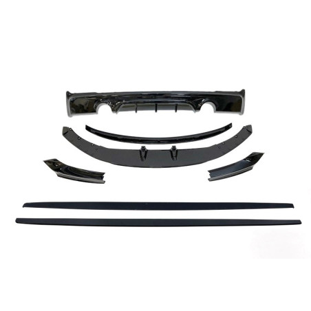 Kit Estetico BMW F22 / F23 Look M Performance Nero lucido (Cod. E-TCB4175)