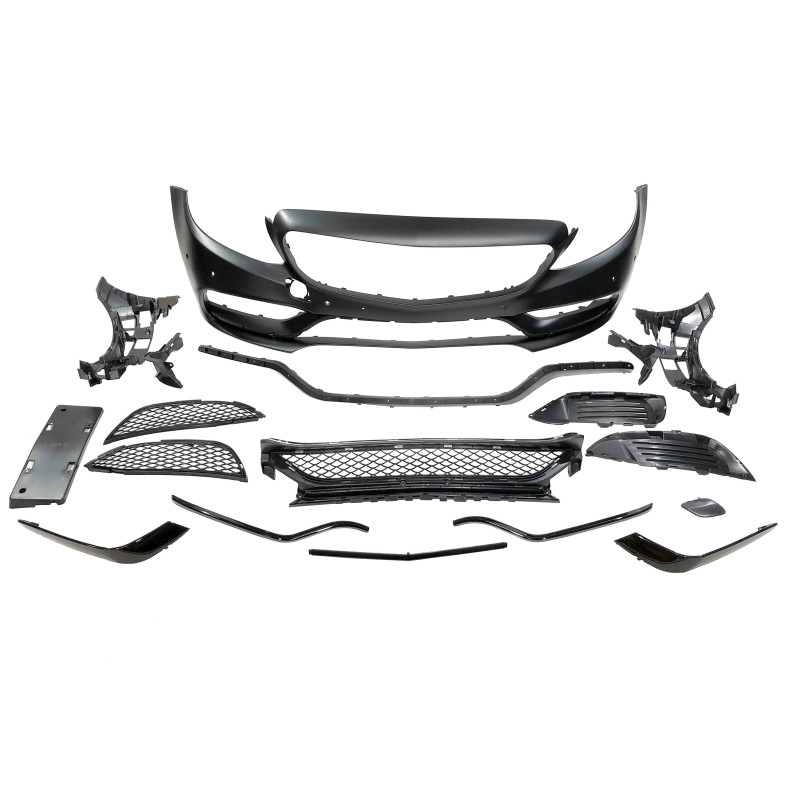 Paraurti Anteriore Mercedes W205 2014-2018 Coupe / 4P / SW look AMG C63 (Cod. E-TCM0200) Paraurti Anteriore Mercedes W205 2014-2018 Coupe / 4P / SW look AMG C63 (Cod. E-TCM0200)