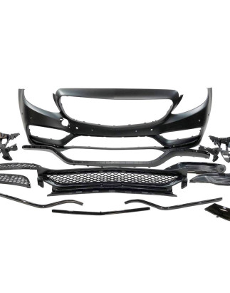 Paraurti Anteriore Mercedes W205 2014-2018 Coupe / 4P / SW look AMG C63 (Cod. E-TCM0200)