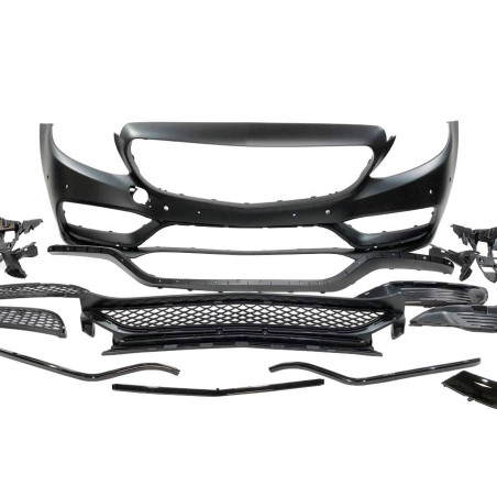 Paraurti Anteriore Mercedes W205 2014-2018 Coupe / 4P / SW look AMG C63 (Cod. E-TCM0200)