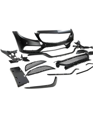Paraurti Anteriore Mercedes W205 2014-2018 Coupe / 4P / SW look AMG C63 (Cod. E-TCM0200)