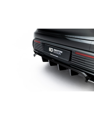 Splitter posteriore (con barre verticali) Porsche Macan EV Mk1 (Cod. M-PO-MA-EV-1-RD1G+RD2G)