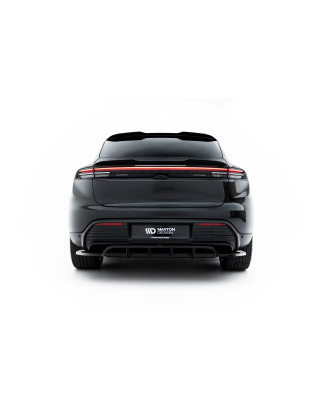 Splitter posteriore (con barre verticali) Porsche Macan EV Mk1 (Cod. M-PO-MA-EV-1-RD1G+RD2G)