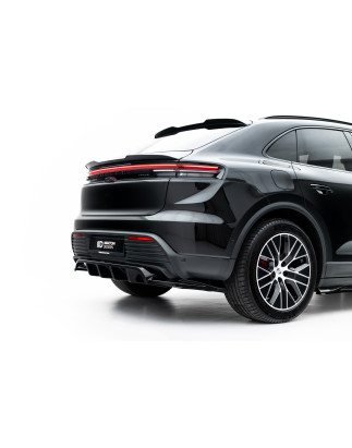 Splitter posteriore (con barre verticali) Porsche Macan EV Mk1 (Cod. M-PO-MA-EV-1-RD1G+RD2G)