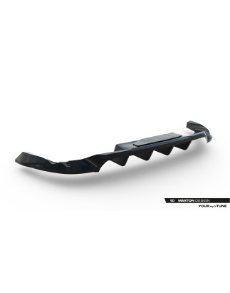 Splitter posteriore (con barre verticali) Porsche Macan EV Mk1 (Cod. M-PO-MA-EV-1-RD1G+RD2G)