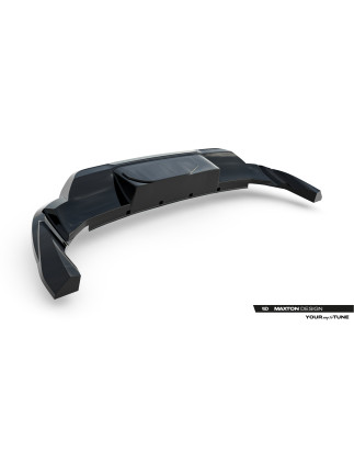 Splitter posteriore (con barre verticali) Porsche Macan EV Mk1 (Cod. M-PO-MA-EV-1-RD1G+RD2G)