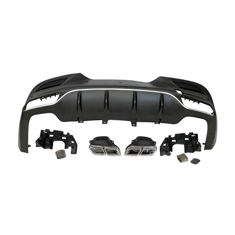 Diffusore Posteriore Mercedes C292 2014-2018 Look AMG GLE63 (Cod. E-TCM0145)