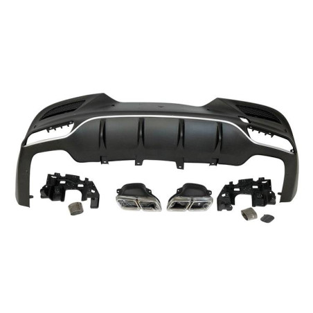 Diffusore Posteriore Mercedes C292 2014-2018 Look AMG GLE63 (Cod. E-TCM0145)