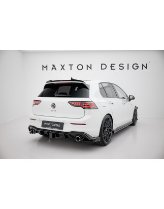 Splitters posteriori laterali V.4 + Flaps Volkswagen Golf GTI / GTE Mk8 (Cod. M-VW-GO-8-GTI-RSD4G+RS