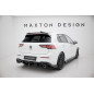 Splitters posteriori laterali V.4 + Flaps Volkswagen Golf GTI / GTE Mk8 (Cod. M-VW-GO-8-GTI-RSD4G+RS