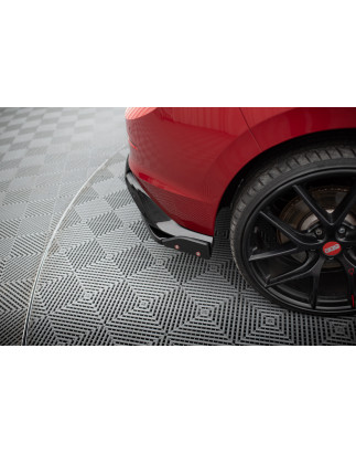 Splitters posteriori laterali V.4 + Flaps Volkswagen Golf GTI / GTE Mk8 (Cod. M-VW-GO-8-GTI-RSD4G+RS