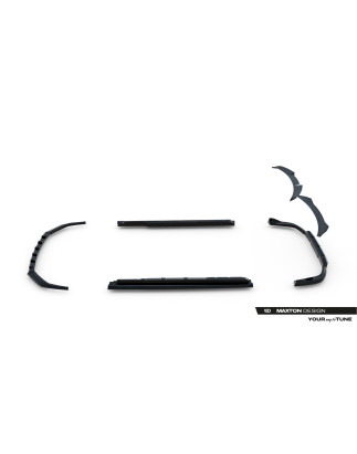 Splitters Set Lexus RX F-Sport Mk4 Facelift (Cod. M-LE-RX-4F-FSPORT-SET)
