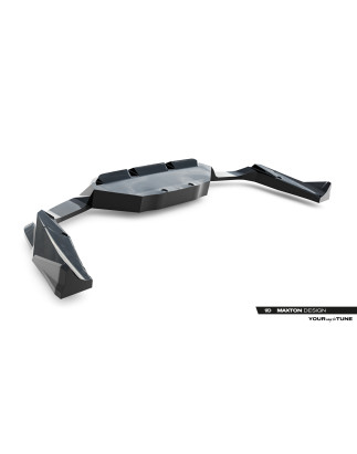 Splitter posteriore (con barre verticali) BMW X2 M35i U10 (Cod. M-BM-X2-U10-M35-RD1G+RD2G)