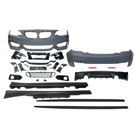 Kit Estetico BMW F22 / F23 2013-2019 Look M Performance (Cod. E-TCBF022243212F228F213)