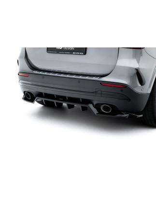 Splitter posteriore (con barre verticali) Mercedes-AMG GLA 35 H247 Facelift (Cod. M-ME-GLA-H247F-35-