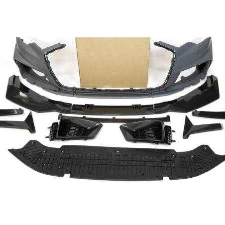 Paraurti Anteriore Audi A6 C8 2020+ Look RS6 Carbonio (Cod. E-TCA0255)