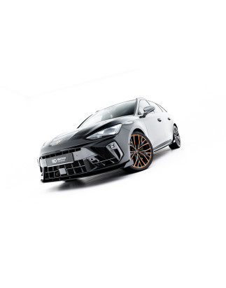 SPLITTER ANTERIORE street pro + Flaps Cupra Leon ST /  Mk1 Facelift (Cod. M-CULE1FCNC-FD1B+FSF1G)