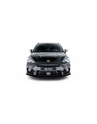 SPLITTER ANTERIORE street pro + Flaps Cupra Leon ST /  Mk1 Facelift (Cod. M-CULE1FCNC-FD1B+FSF1G)