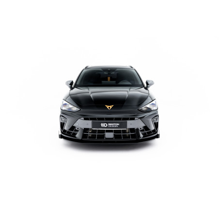 SPLITTER ANTERIORE street pro + Flaps Cupra Leon ST /  Mk1 Facelift (Cod. M-CULE1FCNC-FD1B+FSF1G)
