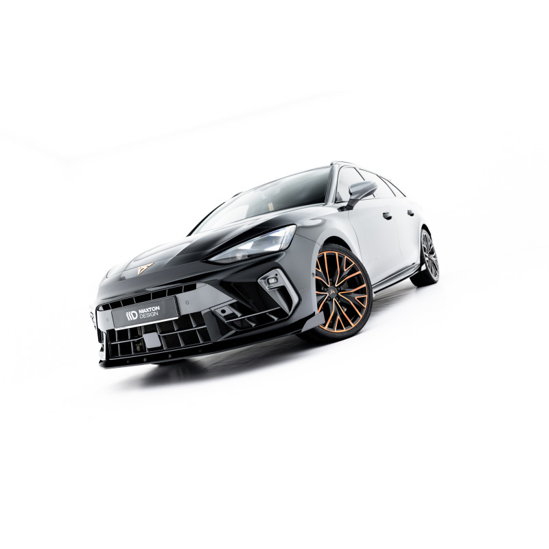 SPLITTER ANTERIORE street pro + Flaps Cupra Leon ST /  Mk1 Facelift (Cod. M-CULE1FCNC-FD1BRB+FSF1G)
