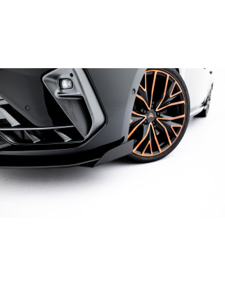 SPLITTER ANTERIORE street pro + Flaps Cupra Leon ST /  Mk1 Facelift (Cod. M-CULE1FCNC-FD1BRB+FSF1G)
