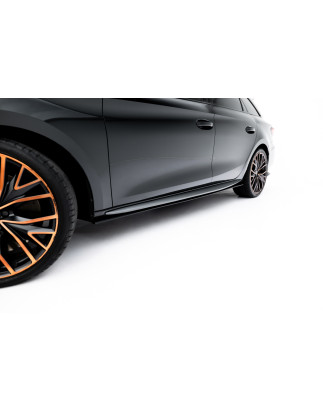Diffusori minigonne street pro Cupra Leon ST /  Aero Mk1 / Mk1 Facelift (Cod. M-CULE1FAEROCNC-SD1B)