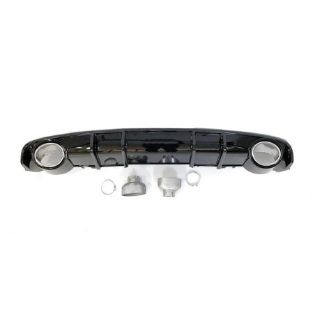 Diffusore Posteriore Audi A4 B9 2016+ Look RS4 ABS (Cod. E-TCA0227)