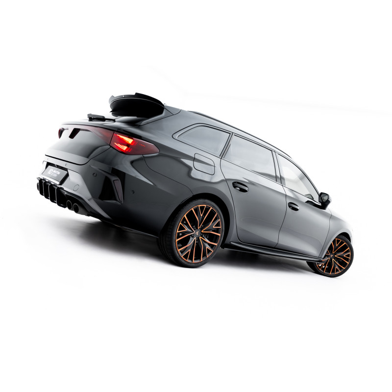 Diffusori minigonne street pro Cupra Leon ST /  Aero Mk1 / Mk1 Facelift (Cod. M-CULE1FAEROCNC-SD1BRB