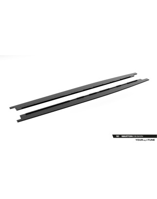 Diffusori minigonne street pro Cupra Leon ST /  Aero Mk1 / Mk1 Facelift (Cod. M-CULE1FAEROCNC-SD1BRB