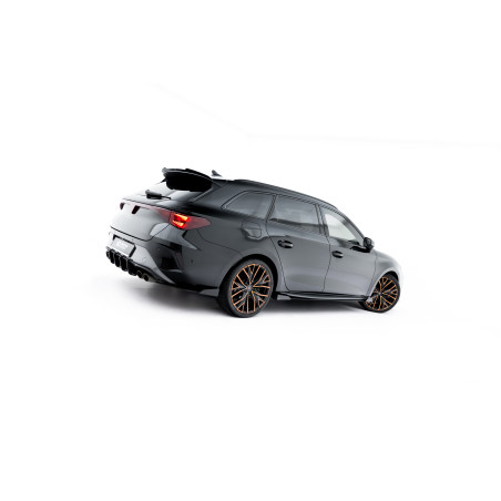 Diffusori minigonne street pro + Flaps Cupra Leon ST /  Aero Mk1 / Mk1 Facelift (Cod. M-CULE1FAEROCN