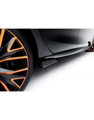 Diffusori minigonne street pro + Flaps Cupra Leon ST /  Aero Mk1 / Mk1 Facelift (Cod. M-CULE1FAEROCN