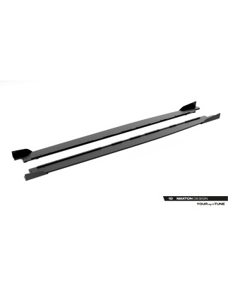 Diffusori minigonne street pro + Flaps Cupra Leon ST /  Aero Mk1 / Mk1 Facelift (Cod. M-CULE1FAEROCN
