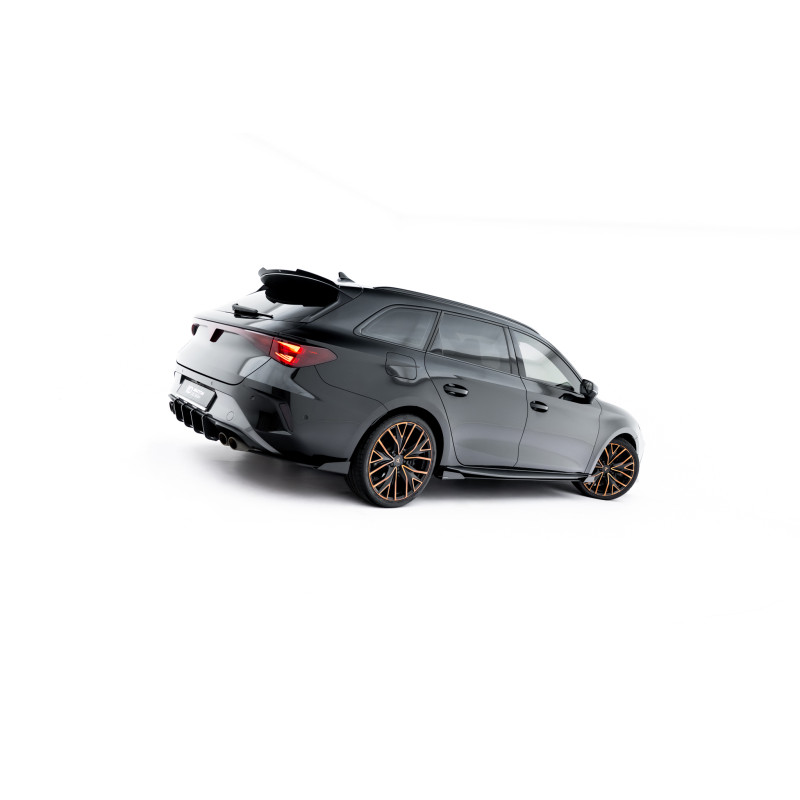 Diffusori minigonne street pro + Flaps Cupra Leon ST /  Aero Mk1 / Mk1 Facelift (Cod. M-CULE1FAEROCN