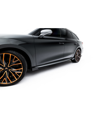 Diffusori minigonne street pro + Flaps Cupra Leon ST /  Aero Mk1 / Mk1 Facelift (Cod. M-CULE1FAEROCN
