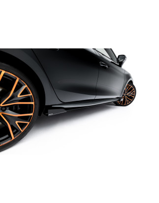 Diffusori minigonne street pro + Flaps Cupra Leon ST /  Aero Mk1 / Mk1 Facelift (Cod. M-CULE1FAEROCN