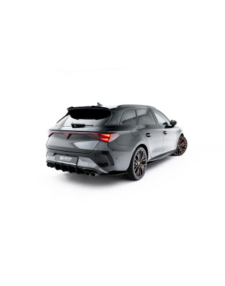 Splitters posteriori laterali Street Pro Cupra Leon ST Mk1 Facelift (Cod. M-CULE1FSTCNC-RSD1BRB)