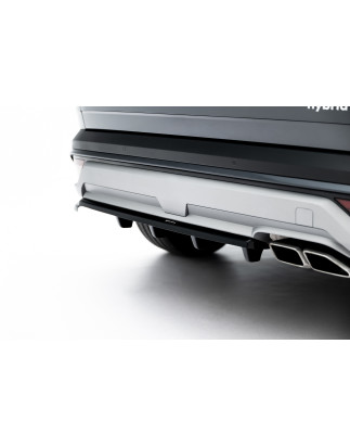 Splitter posteriore (con barre verticali) Hyundai Tucson Mk4 Facelift (Cod. M-HY-TU-4F-RSD1G+RD1G)