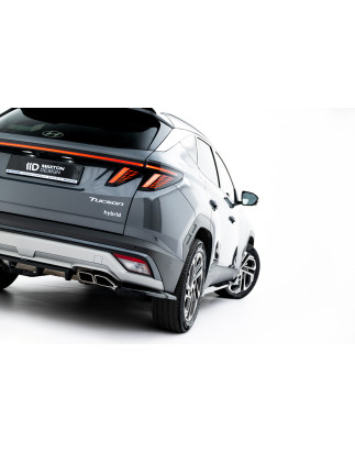 Splitter posteriore (con barre verticali) Hyundai Tucson Mk4 Facelift (Cod. M-HY-TU-4F-RSD1G+RD1G)
