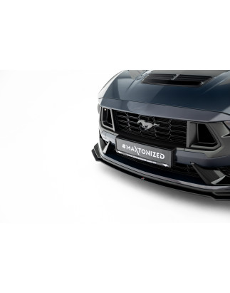 SPLITTER ANTERIORE street pro Ford Mustang Dark Horse Mk7 (Cod. M-FOMU7DHCNC-FD1BRB)