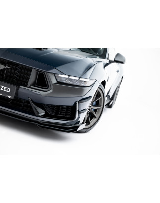 SPLITTER ANTERIORE street pro + Flaps Ford Mustang Dark Horse Mk7 (Cod. M-FOMU7DHCNC-FD1B+FSF1G)
