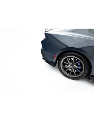 Splitters posteriori laterali Street Pro + Flaps Ford Mustang Dark Horse Mk7 (Cod. M-FOMU7DHCNC-RSD1